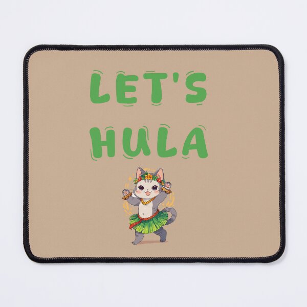 Item preview, Let's Hula! ADORABLE KITTY ILLUSTRATION DANCER GIF designed and sold by La Loca.