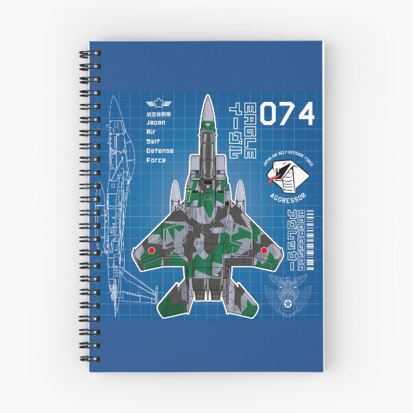Item preview, JASDF F-15DJ EAGLE FighterJet  AGGRESSOR 074 BP HD 4C Illustration designed and sold by MIL-ART-JPN.