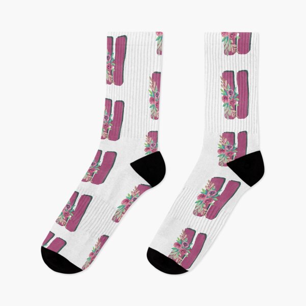 Artikelvorschau, Blumenmonogramm-h-Design entworfen und verkauft von Abbybub.