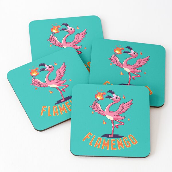 Item preview, Flamengo: The Flamingo Fire Eater designed and sold by Fun Funky Designs.
