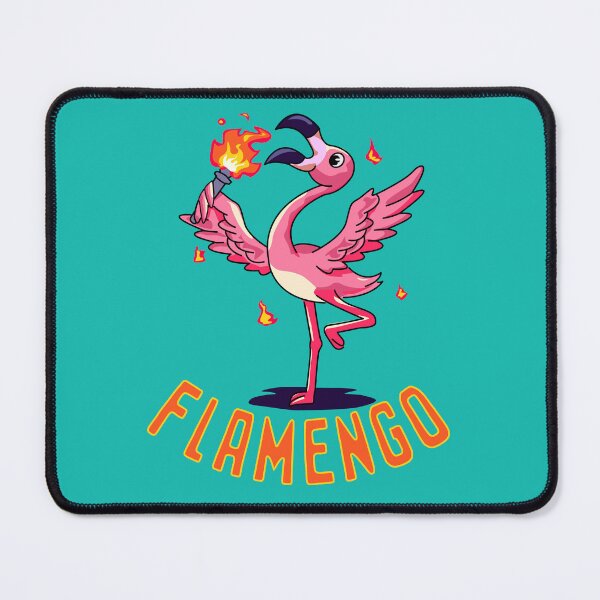Item preview, Flamengo: The Flamingo Fire Eater designed and sold by Fun Funky Designs.