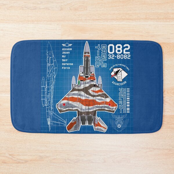 Item preview, JASDF F-15DJ EAGLE FighterJet  AGGRESSOR 082 BP HD 4C Illustration designed and sold by MIL-ART-JPN.