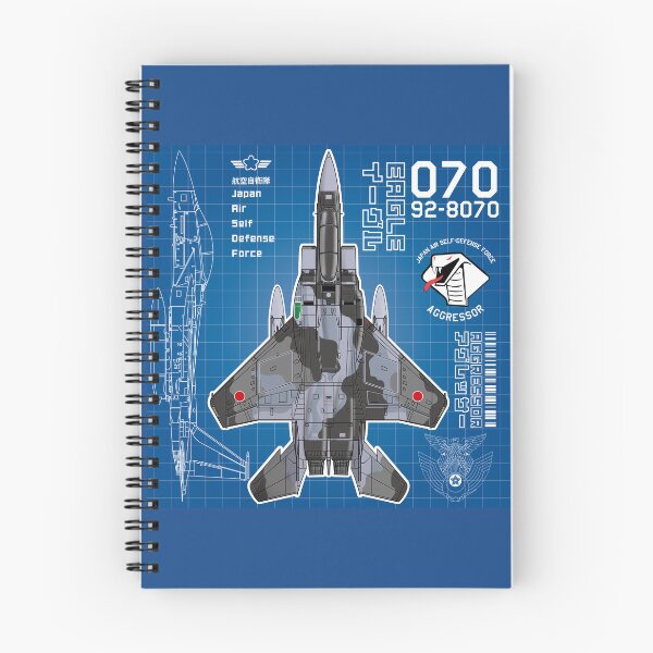 Item preview, JASDF F-15DJ EAGLE FighterJet  AGGRESSOR 070 BP HD 4C Illustration designed and sold by MIL-ART-JPN.