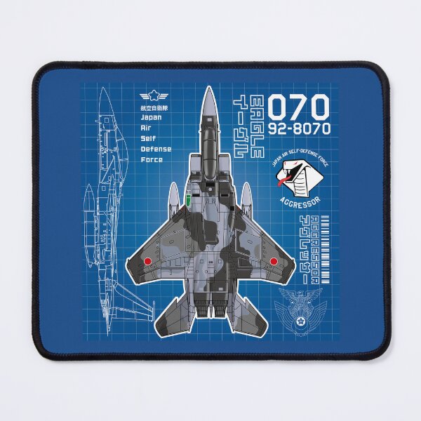 Item preview, JASDF F-15DJ EAGLE FighterJet  AGGRESSOR 070 BP HD 4C Illustration designed and sold by MIL-ART-JPN.