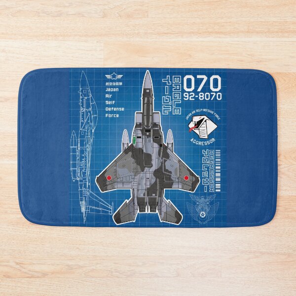 Item preview, JASDF F-15DJ EAGLE FighterJet  AGGRESSOR 070 BP HD 4C Illustration designed and sold by MIL-ART-JPN.