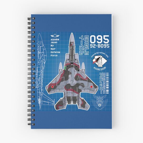 Item preview, JASDF F-15DJ EAGLE FighterJet  AGGRESSOR 095 BP HD 4C Illustration designed and sold by MIL-ART-JPN.