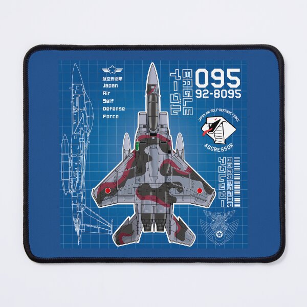 Item preview, JASDF F-15DJ EAGLE FighterJet  AGGRESSOR 095 BP HD 4C Illustration designed and sold by MIL-ART-JPN.