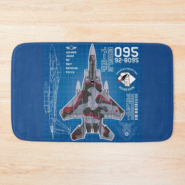 Item preview, JASDF F-15DJ EAGLE FighterJet  AGGRESSOR 095 BP HD 4C Illustration designed and sold by MIL-ART-JPN.