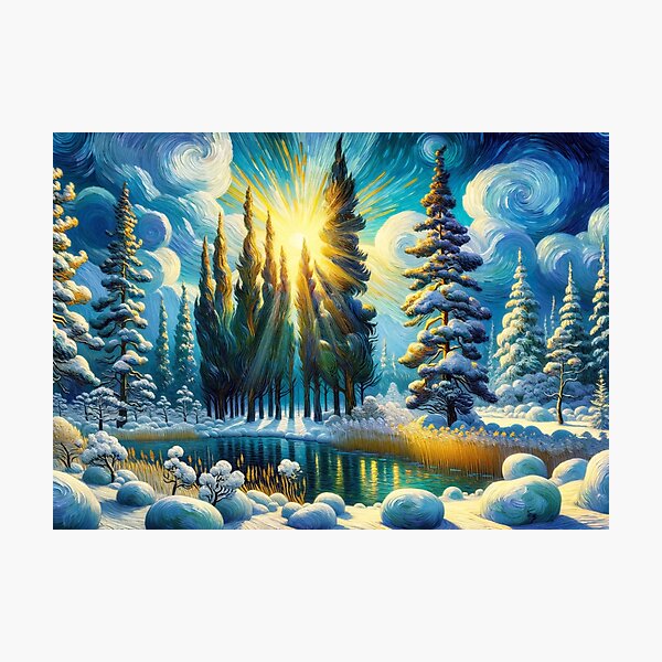 Item preview, Snowy Trees designed and sold by M-Y-A-R-T-.