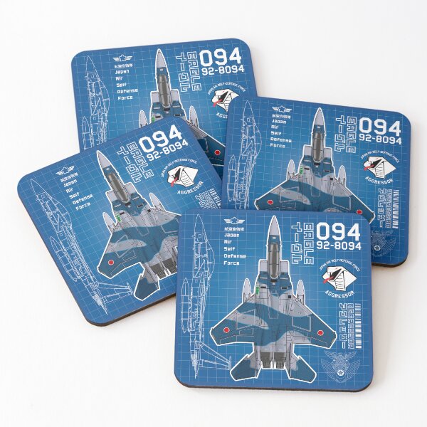 Item preview, JASDF F-15DJ EAGLE FighterJet  AGGRESSOR 094 BP HD 4C Illustration designed and sold by MIL-ART-JPN.