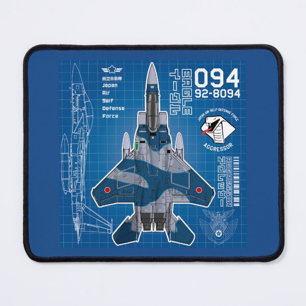 Item preview, JASDF F-15DJ EAGLE FighterJet  AGGRESSOR 094 BP HD 4C Illustration designed and sold by MIL-ART-JPN.