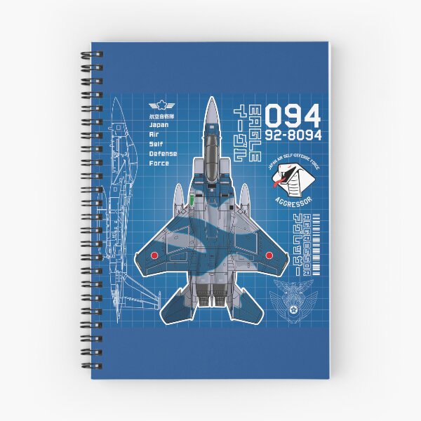 Item preview, JASDF F-15DJ EAGLE FighterJet  AGGRESSOR 094 BP HD 4C Illustration designed and sold by MIL-ART-JPN.