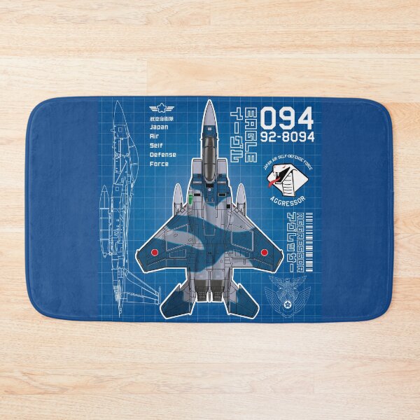 Item preview, JASDF F-15DJ EAGLE FighterJet  AGGRESSOR 094 BP HD 4C Illustration designed and sold by MIL-ART-JPN.