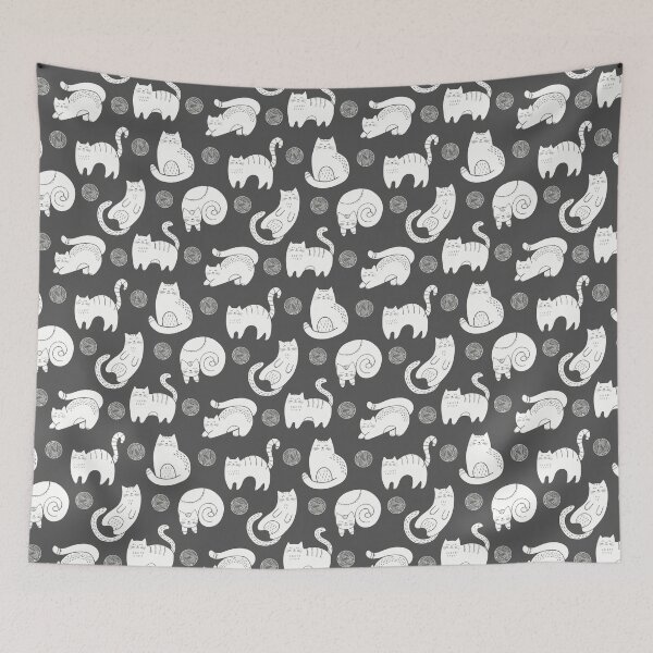 Item preview, Cat Seamless Pattern Cute designed and sold by Kubala Designs.