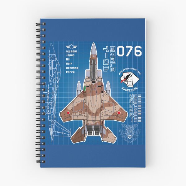Item preview, JASDF F-15DJ EAGLE FighterJet  AGGRESSOR 076 BP HD 4C Illustration designed and sold by MIL-ART-JPN.