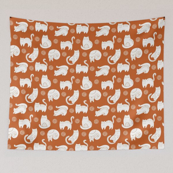 Item preview, Cat Seamless Pattern Cute designed and sold by Kubala Designs.