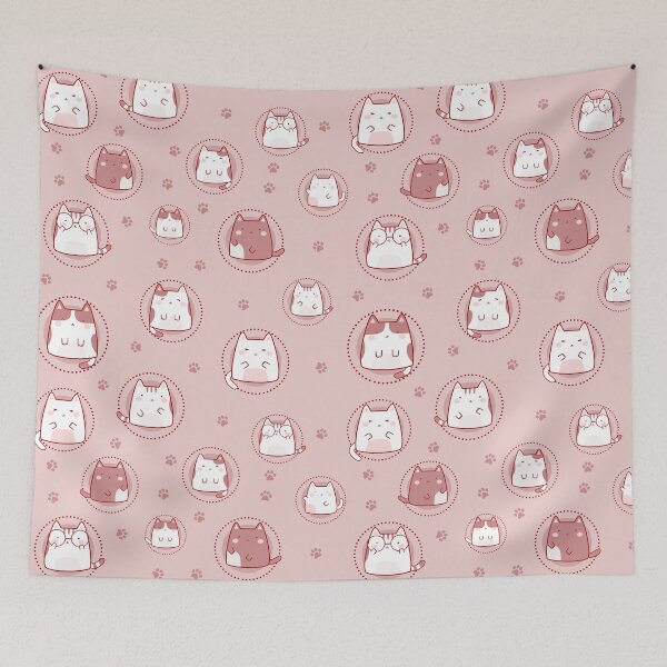 Item preview, Cat Seamless Pattern Cute designed and sold by Kubala Designs.