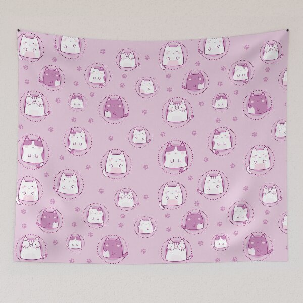 Item preview, Cat Seamless Pattern Cute designed and sold by Kubala Designs.