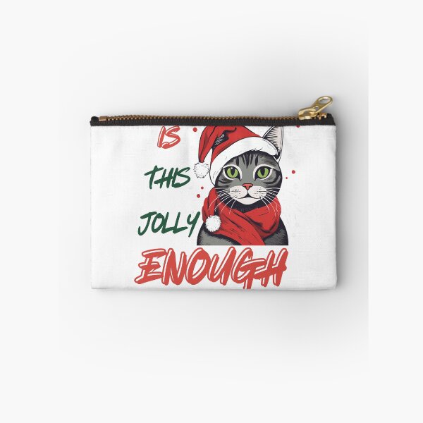 Item preview, is this jolly enough christmas cat Funny Kitten Cute Cat Lover Christmas designed and sold by Otmanestickers.