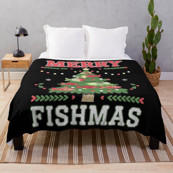 Item preview, Merry Fishmas Fishing Christmas designed and sold by DomTeesHaven.