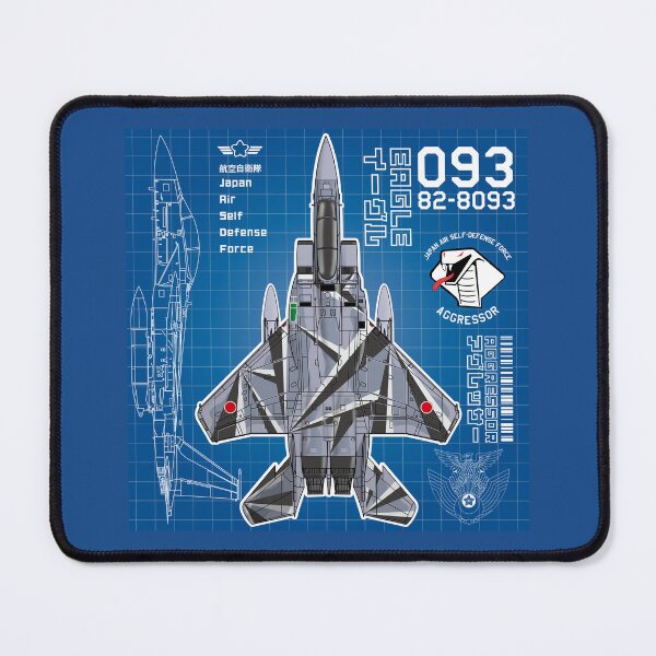 Item preview, JASDF F-15DJ EAGLE FighterJet  AGGRESSOR 093 BP HD 4C Illustration designed and sold by MIL-ART-JPN.