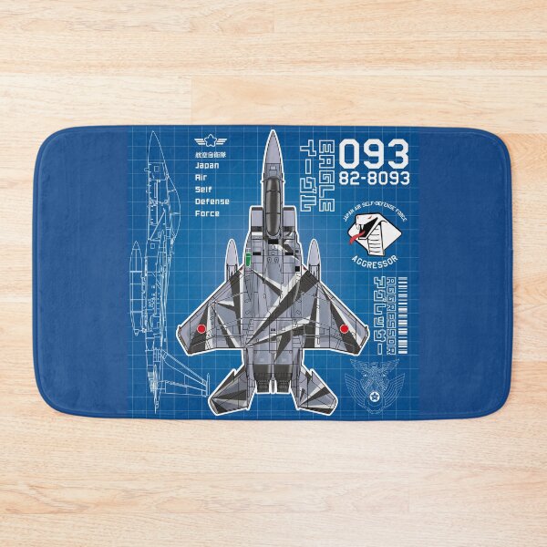 Item preview, JASDF F-15DJ EAGLE FighterJet  AGGRESSOR 093 BP HD 4C Illustration designed and sold by MIL-ART-JPN.