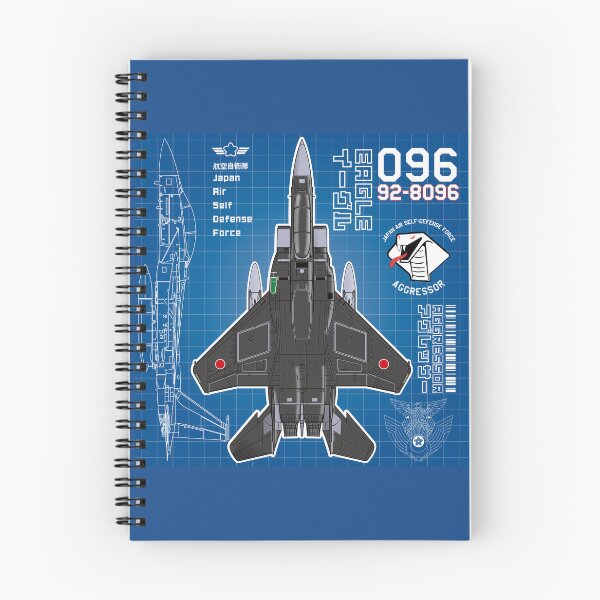Item preview, JASDF F-15DJ EAGLE FighterJet  AGGRESSOR 096 BP HD 4C Illustration designed and sold by MIL-ART-JPN.