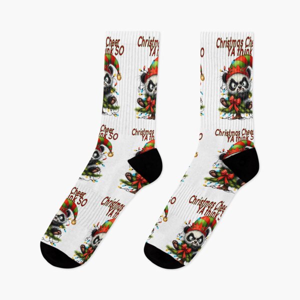 Item preview, Angry sarcastic christmas panda designed and sold by LoneAngel.