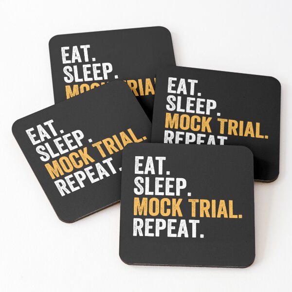 Item preview, Eat, Sleep, Mock Trial, Repeat - Funny Lawyer Attorney designed and sold by zhilwahesani.