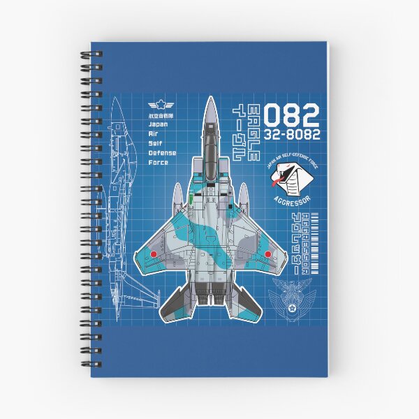 Item preview, JASDF F-15DJ EAGLE FighterJet  AGGRESSOR 082 BP HD 4C Illustration designed and sold by MIL-ART-JPN.