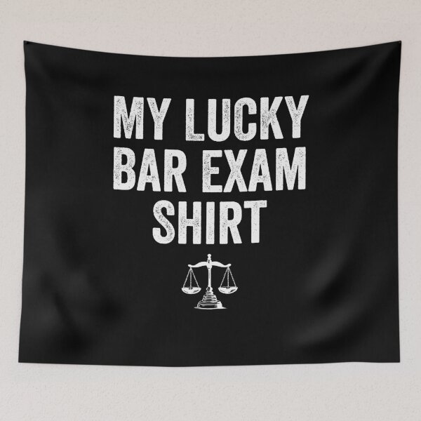 Item preview, Lucky Bar Exam Shirt - Funny Law School Gift designed and sold by zhilwahesani.