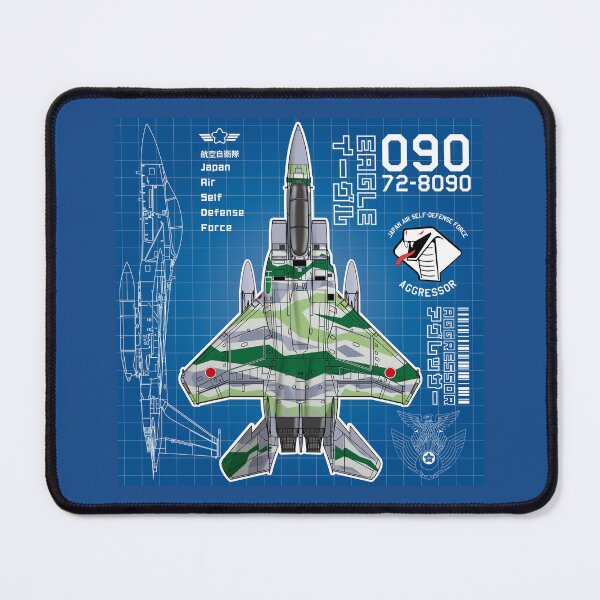 Item preview, JASDF F-15DJ EAGLE FighterJet  AGGRESSOR 090 BP HD 4C Illustration designed and sold by MIL-ART-JPN.