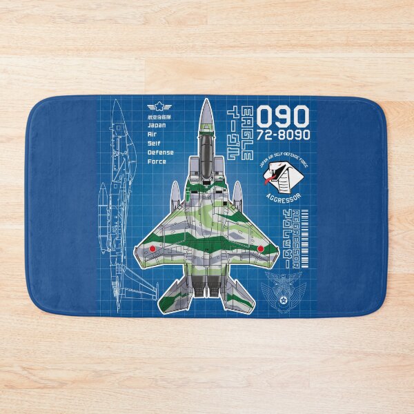 Item preview, JASDF F-15DJ EAGLE FighterJet  AGGRESSOR 090 BP HD 4C Illustration designed and sold by MIL-ART-JPN.