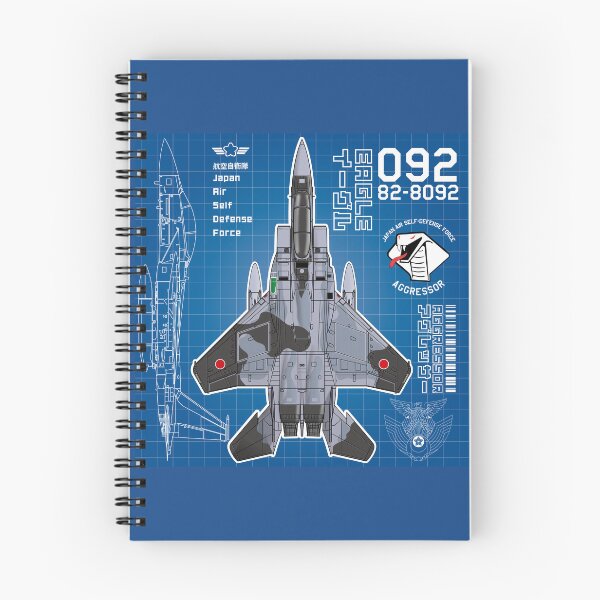 Item preview, JASDF F-15DJ EAGLE FighterJet  AGGRESSOR 092 BP HD 4C Illustration designed and sold by MIL-ART-JPN.