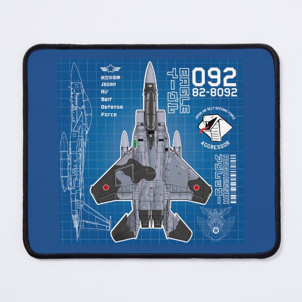 Item preview, JASDF F-15DJ EAGLE FighterJet  AGGRESSOR 092 BP HD 4C Illustration designed and sold by MIL-ART-JPN.