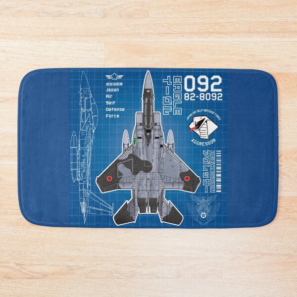 Item preview, JASDF F-15DJ EAGLE FighterJet  AGGRESSOR 092 BP HD 4C Illustration designed and sold by MIL-ART-JPN.