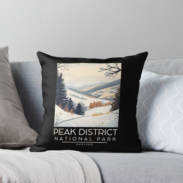 Item preview, Ilustración vintage del Parque Nacional Peak District (Inglaterra) designed and sold by GoodOldVintage.