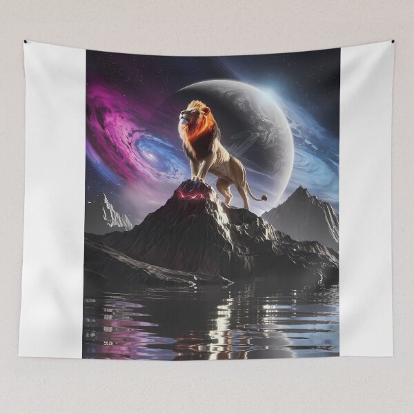 Item preview, Interstellar Lion: King of the Cosmos designed and sold by ART ATTACK ZONE.