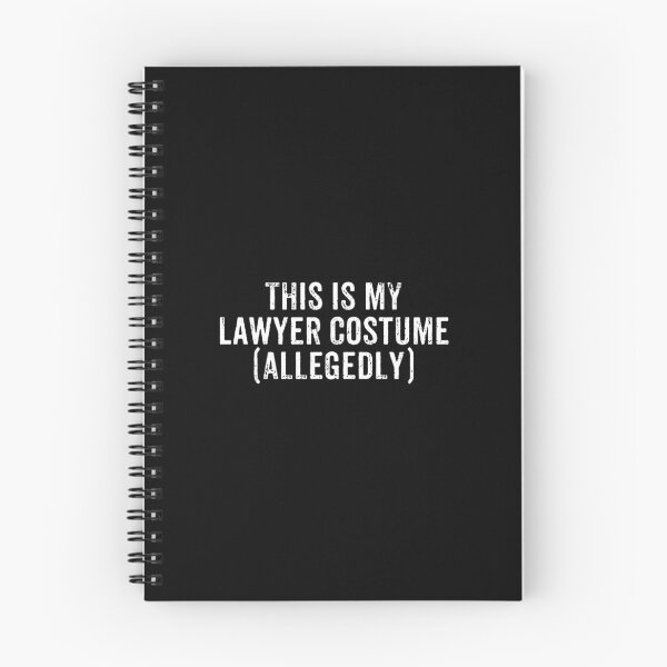 Item preview, This Is My Lawyer Costume (Allegedly) - Funny Attorney Gift designed and sold by zhilwahesani.