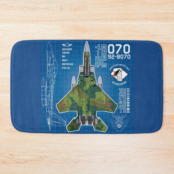 Item preview, JASDF F-15DJ EAGLE FighterJet  AGGRESSOR 070 BP HD 4C Illustration designed and sold by MIL-ART-JPN.