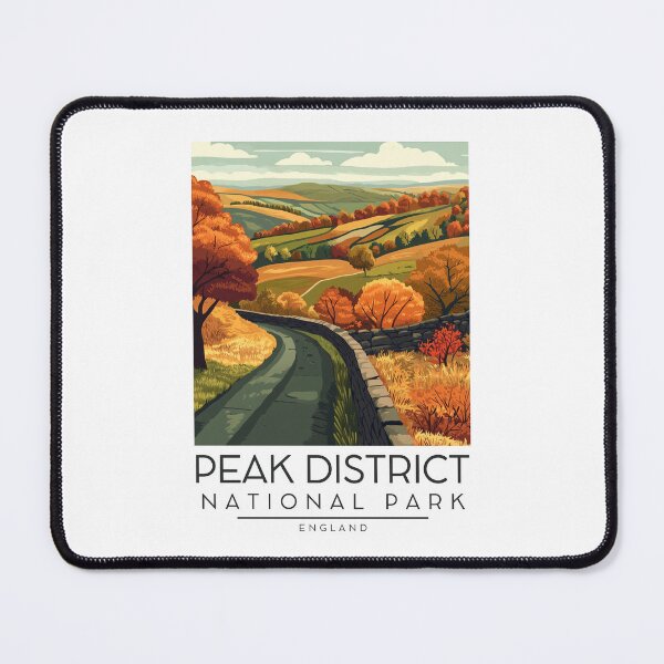 Item preview, A Vintage Illustration of Peak District National Park - England designed and sold by GoodOldVintage.