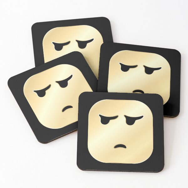 Item preview, Roblox Head Emoji Video Game Design Gold Color  designed and sold by Gamify Store.
