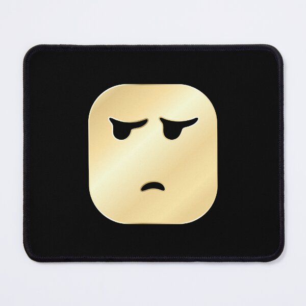 Item preview, Roblox Head Emoji Video Game Design Gold Color designed and sold by Gamify Store.