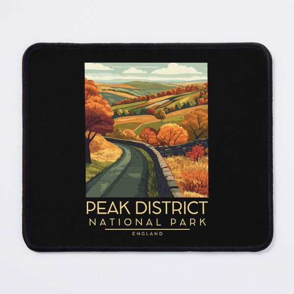 Item preview, A Vintage Illustration of Peak District National Park - England designed and sold by GoodOldVintage.