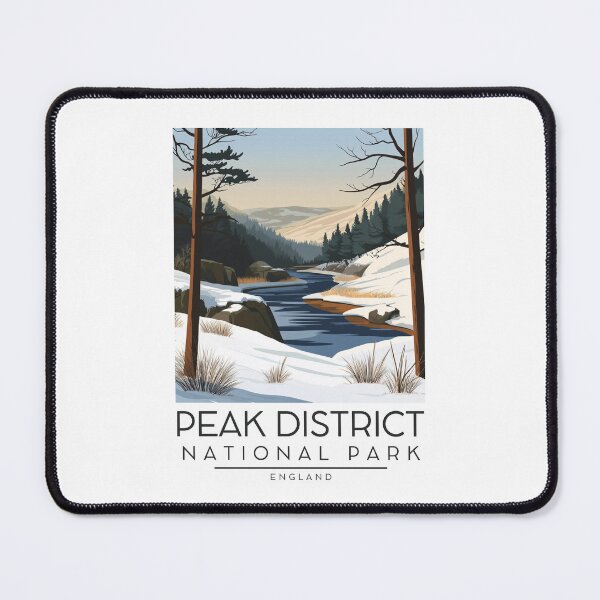Item preview, A Vintage Illustration of Peak District National Park - England designed and sold by GoodOldVintage.