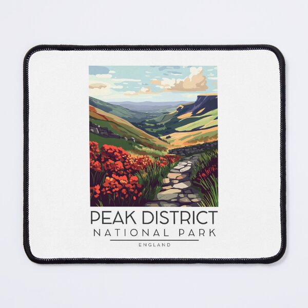 Item preview, A Vintage Illustration of Peak District National Park - England designed and sold by GoodOldVintage.