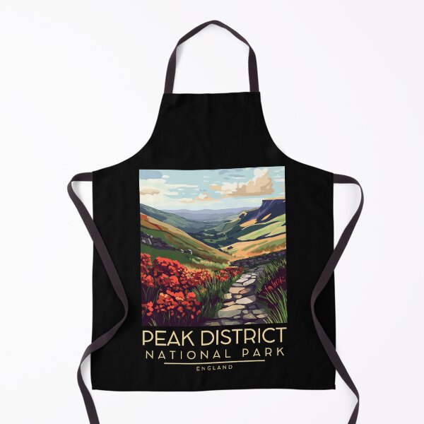 Artikelvorschau, Eine Vintage-Illustration des Peak District Nationalpark - England entworfen und verkauft von GoodOldVintage.