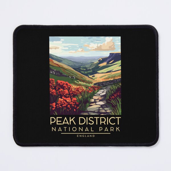 Item preview, A Vintage Illustration of Peak District National Park - England designed and sold by GoodOldVintage.
