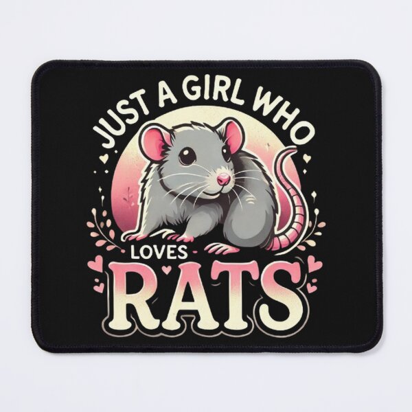 Item preview, Just A Girl Who Loves Rats Rat Lover Gift designed and sold by SztylishDesigns.
