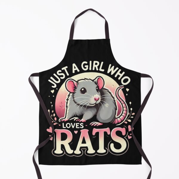 Item preview, Just A Girl Who Loves Rats Rat Lover Gift designed and sold by SztylishDesigns.